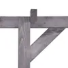 vidaXL Pergola de jardin Gris 200x40x205 cm Bois de pin Voir les images du produit 3