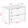 Waschtischunterschrank, Mattschwarz, Eiche Craft mit Produktbild-Vorschau 4