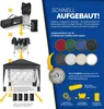 altana tillvex 3x3m antracyt - z 2 wodoodpornymi panelami Podgląd zdjęcia produktu 5
