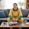 Onesie Kigurumi Pyjama Kostüm für Erwachsene Baby Yoda S: Produktbild-Vorschau 5