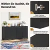 Credenza contenitore 60x30x70 cm con frontale a pieghe e Anteprima dell’immagine prodotto 4