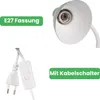 LUMILED stolná lampa E27 zásuvka 13W zelené drevo detaily Náhľad obrázku produktu 7