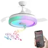 Stropný ventilátor Flieks s viacfarebným LED osvetlením (32 Náhľad obrázku produktu 1