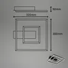 Lampada da soffitto a LED, nera, LED/22W Anteprima dell’immagine prodotto 5