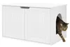vidaXL Katzenhaus Weiß 85 x 55 x 50,5 cm Holzwerkstoff Produktbild-Vorschau 3