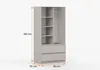 Drehtürenschrank Kleiderschrank Schrank 90 cm Produktbild-Vorschau 6