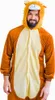 Onesie Kigurumi Pigiama Leone Costume Travestimento M: 155 Anteprima dell’immagine prodotto 3
