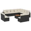The Living Store 13-tlg. Garten-Sofagarnitur mit Kissen Produktbild-Vorschau 3