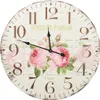 vidaXL Horloge murale vintage fleurs 60 cm Voir les images du produit 1