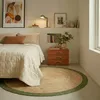 Tapis ronds en jute Mrcarpet Nature/Vert avec marque de Voir les images du produit 4