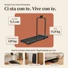 Tapis roulant pieghevole Vidacharmy, motore silenzioso da Anteprima dell’immagine prodotto 4