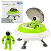Svetlá postavy astronauta kozmickej lode Ufo znejú zeleno Náhľad obrázku produktu 1
