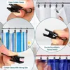 100 Stück Gardinen Clips, Schwarz Vorhang Clips mit Haken, Produktbild-Vorschau 4