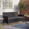 3-Sitzer Poly-Rattan Gartenbank Halden, Sitzbank  Produktbild-Vorschau 1