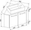 2-tlg. Eck Waschplatz Waschtisch Vilosa Produktbild-Vorschau 4