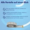 Knaak Maßband 150 cm weiß flexibel beidseitig lesbar für Produktbild-Vorschau 2