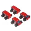 Cubika Holzeisenbahn magnetisch - rot Produktbild-Vorschau 2