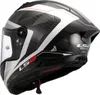 LS2 FF805 Thunder GP Raute Carbon Helm, weiß/grau, S  Produktbild-Vorschau 3