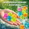 60 Eiswürfel Wiederverwendbar Dauereiswürfel Kunststoff Produktbild-Vorschau 9