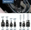 HASKYY Kipp Verlängerung 1/4 3/8 1/2 Zoll Steckschlüssel Produktbild-Vorschau 4