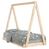 vidaXL Kinderbett 70x140 cm Massivholz Kiefer Produktbild-Vorschau 1