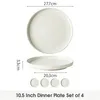 Teller set 4er Ø27,7 cm Keramik Dessertteller Kuchenteller Produktbild-Vorschau 2