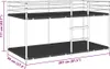 vidaXL Etagenbett ohne Matratze Weiß 90x200 cm Stahl Produktbild-Vorschau 7
