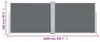 vidaXL Ausziehbare Seitenmarkise Anthrazit 100 x 1000 cm Produktbild-Vorschau 8