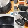 Vilde | Poêle - Poêle à frire profonde - Ø 28 cm - Noir - Voir les images du produit 7