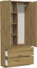 Šatníková skriňa 90 cm so zásuvkami TAAVI - dub artisan Náhľad obrázku produktu 2