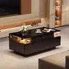 STILVORA Salontafel, hoogglanz woonkamer, bijzettafel voor Productafbeelding-voorbeeld 12