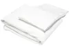 A neatly folded white duvet cover or pillowcase is shown against a white background. Produktbild-Vorschau