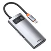 Baseus Metall Glanz USB-C-Hub 4-in-1: 100W Power Delivery, Produktbild-Vorschau 5