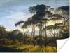 MuchoWow® Poster Italienische Landschaft mit Zirbelkiefer - Produktbild-Vorschau 1