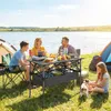 Outsunny Campingtisch Klapptisch mit Netzfach, Tragetasche, Produktbild-Vorschau 2