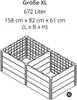 KHW Hochbeet Demeter Größe XL - B 158 x T 82 x H 61 cm - Produktbild-Vorschau 22