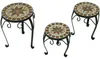 Lot de 3 : tabourets, tables basses et étagères en Voir les images du produit 1