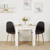 Homestyle4u Essgruppe mit 2 Stühlen 3 tlg Esstisch Set Weiß Produktbild-Vorschau 1
