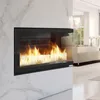 A modern living room with a fireplace. Produktbild-Vorschau