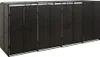 Contenitore per rifiuti da 4 tonnellate nero 274x80x117 cm Anteprima dell’immagine prodotto 7