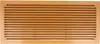 Lüftungsgitter Kunststoff Ausführung Buche 290mm x 125mm Produktbild-Vorschau 1