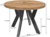 Table ronde à rallonges pour la salle à manger, PERO, style Voir les images du produit 7