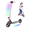 KXQ-EPRO Elektroscooter Kinder Klappbar Elektroroller Rosa Produktbild-Vorschau 1