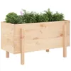 vidaXL Hochbeet 101x50x57 cm Massivholz Kiefer Produktbild-Vorschau 3