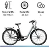 Zündapp Green 2.7 E Bike Damenfahrrad 28" grau Produktbild-Vorschau 3
