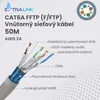 Extralink CAT6A F/FTP sieťový kábel 50 m medený 10 Gb/s Náhľad obrázku produktu 6