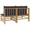 The Living Store 2-tlg. Garten-Lounge-Set mit Dunkelgrauen Produktbild-Vorschau 6