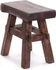 HOLZ HOCKER "VINTAGE 40" | Hartholz, 43x45 cm (HxB) | Produktbild-Vorschau 4