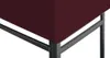 Tetto a padiglione 310 g / m² 3x3 m rosso vino Anteprima dell’immagine prodotto 8