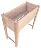 ITA Drevený vyvýšený záhon 80x37x78 cm - Kvetináč s policou Náhľad obrázku produktu 10